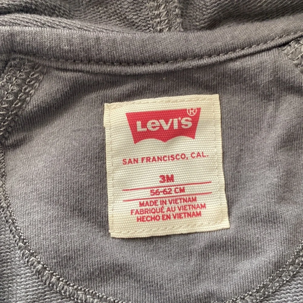 Baby Boy - 3M Levi’s Black/Grey Camo One Piece